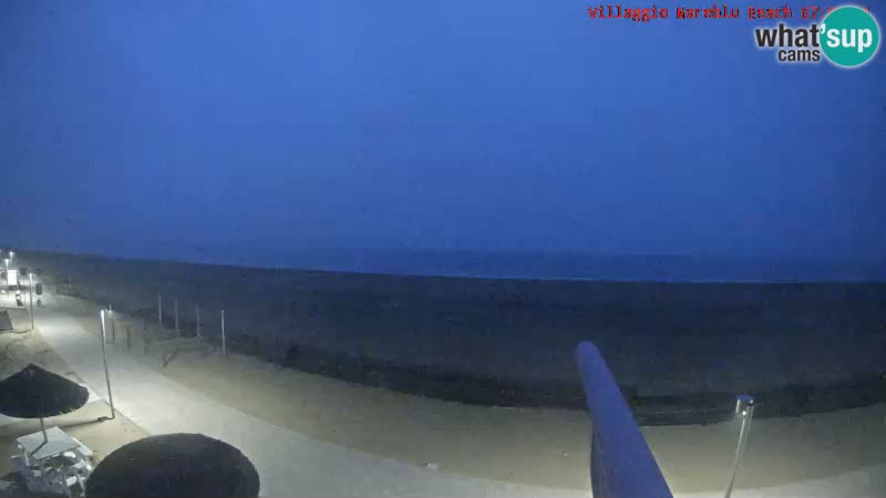 Playa webcam en vivo Villaggio Mare Blu Bibione Pineda – Italia