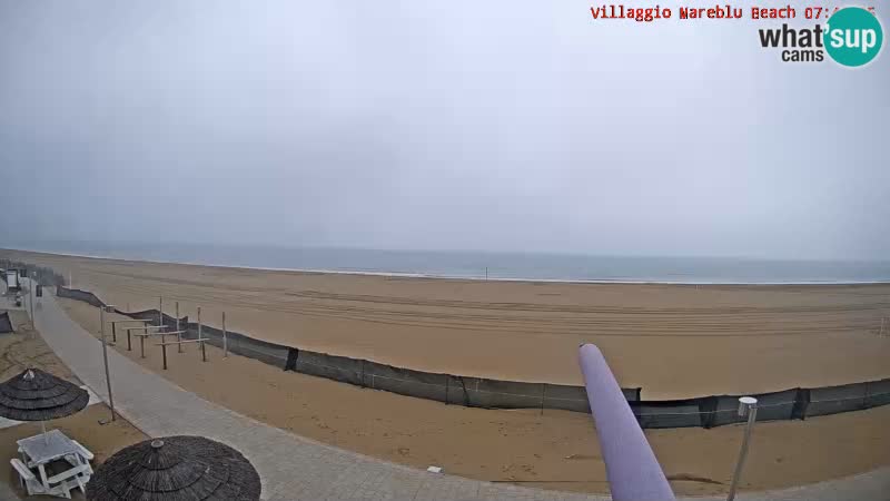 Spiaggia Webcam Villaggio Mare Blu Bibione Pineda