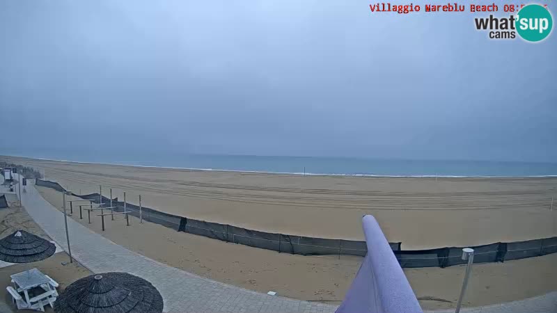 Playa webcam en vivo Villaggio Mare Blu Bibione Pineda – Italia