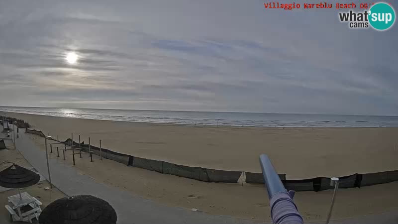 Spiaggia Webcam Villaggio Mare Blu Bibione Pineda