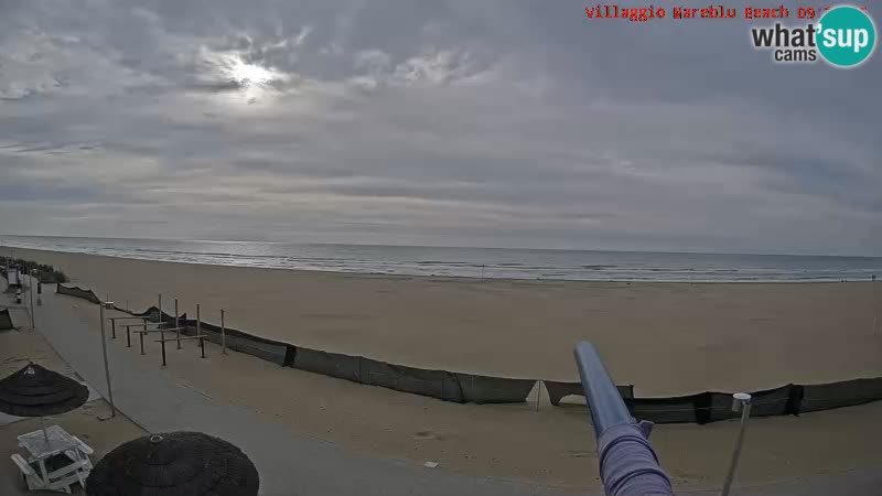 Spiaggia Webcam Villaggio Mare Blu Bibione Pineda