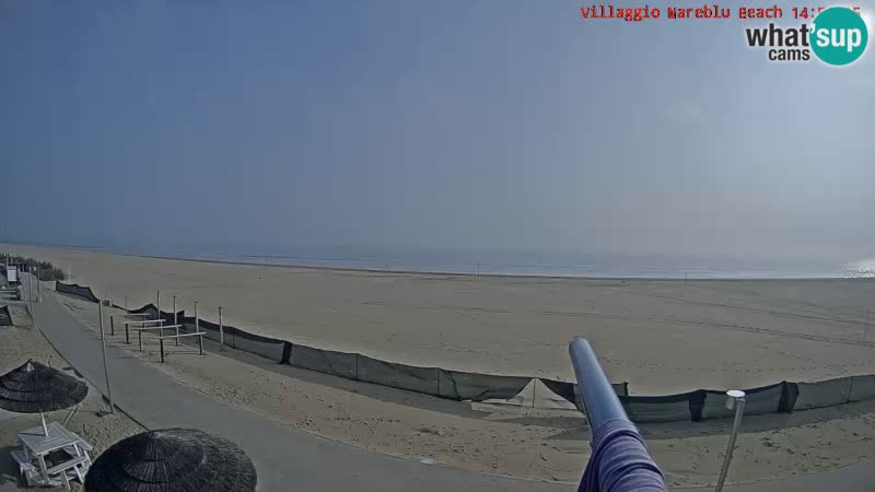 Playa webcam en vivo Villaggio Mare Blu Bibione Pineda – Italia