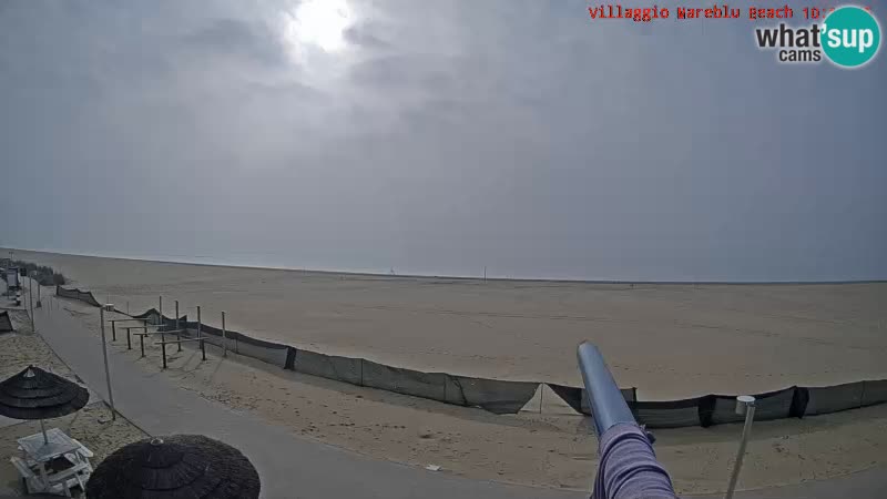 Spiaggia Webcam Villaggio Mare Blu Bibione Pineda