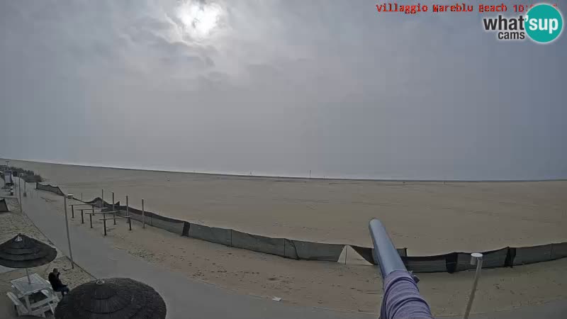 Playa webcam en vivo Villaggio Mare Blu Bibione Pineda – Italia