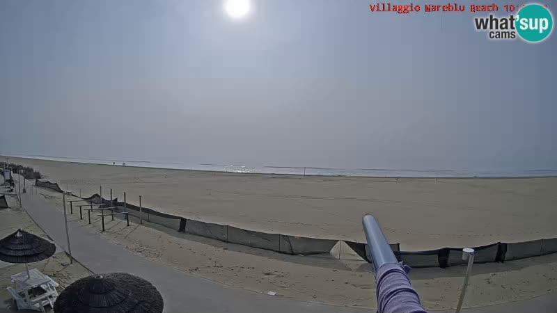 Spiaggia Webcam Villaggio Mare Blu Bibione Pineda