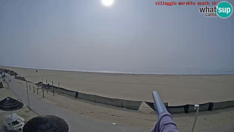 Spiaggia Webcam Villaggio Mare Blu Bibione Pineda