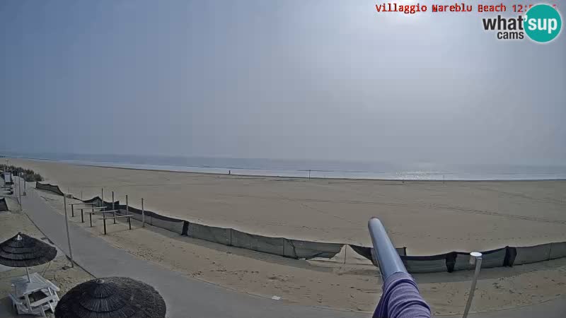 Spiaggia Webcam Villaggio Mare Blu Bibione Pineda