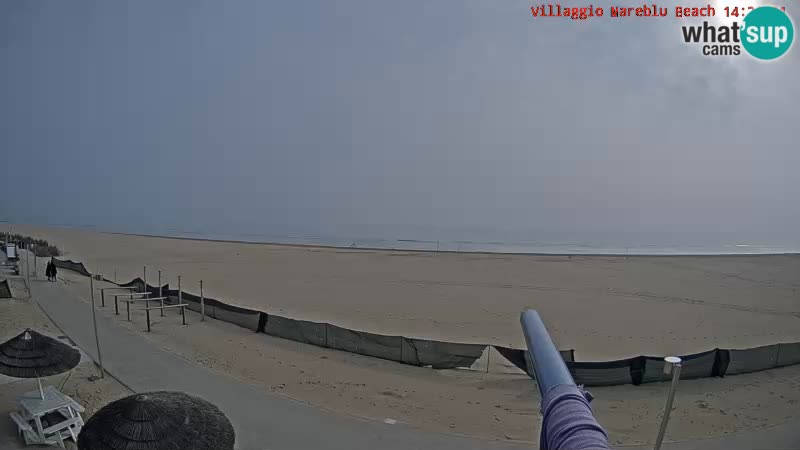 Spiaggia Webcam Villaggio Mare Blu Bibione Pineda