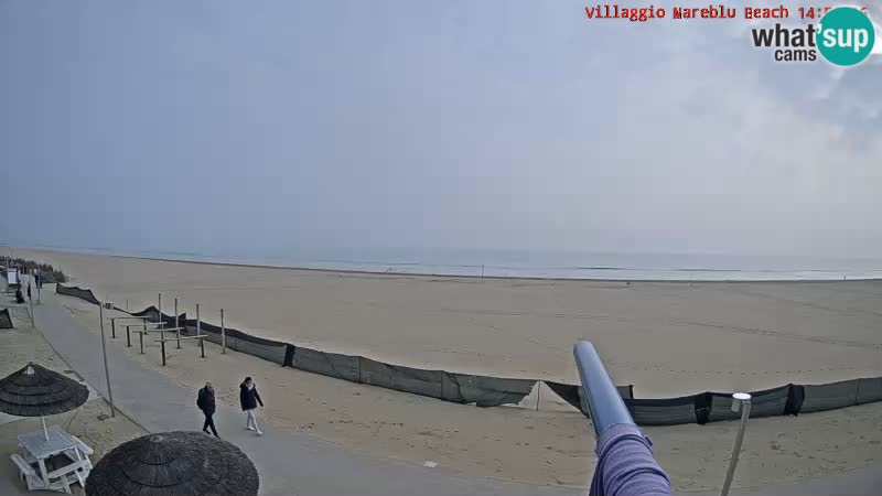 Spiaggia Webcam Villaggio Mare Blu Bibione Pineda