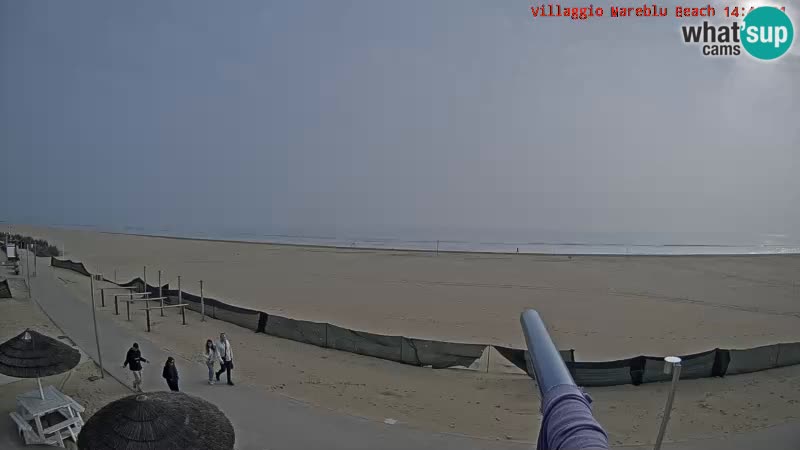 The beach Livecam Villaggio Mare Blu Bibione Pineda – Italy