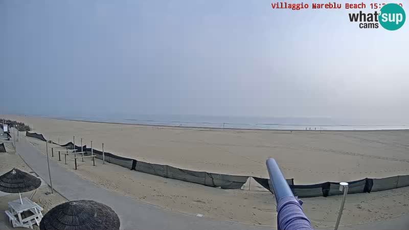 Spiaggia Webcam Villaggio Mare Blu Bibione Pineda