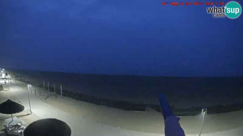 Playa webcam en vivo Villaggio Mare Blu Bibione Pineda – Italia