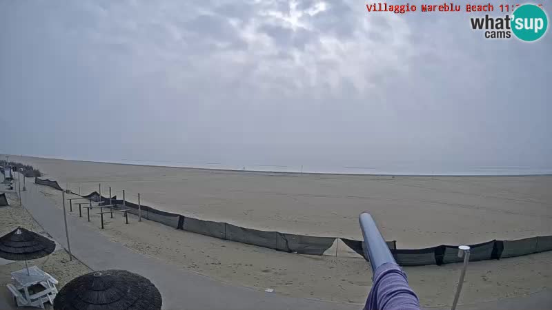 Der Strand Villaggio Mare Blu webcam Bibione Pineda – Italien