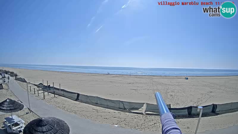 Der Strand Villaggio Mare Blu webcam Bibione Pineda – Italien