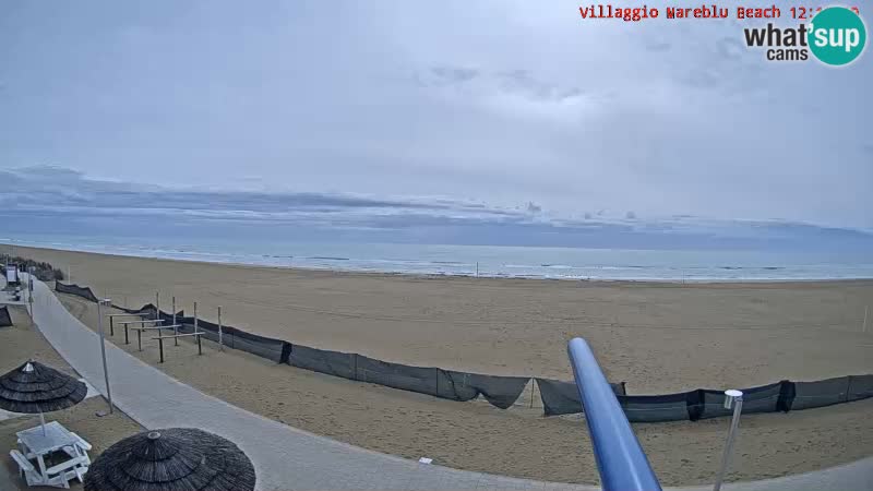 Spiaggia Webcam Villaggio Mare Blu Bibione Pineda