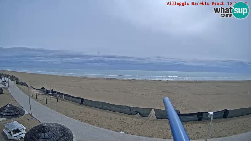 The beach Livecam Villaggio Mare Blu Bibione Pineda – Italy