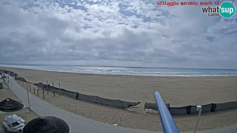 Spiaggia Webcam Villaggio Mare Blu Bibione Pineda