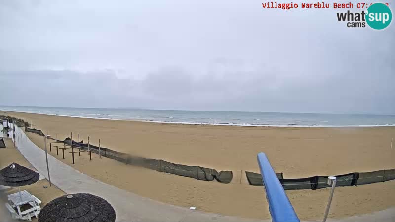 Der Strand Villaggio Mare Blu webcam Bibione Pineda – Italien