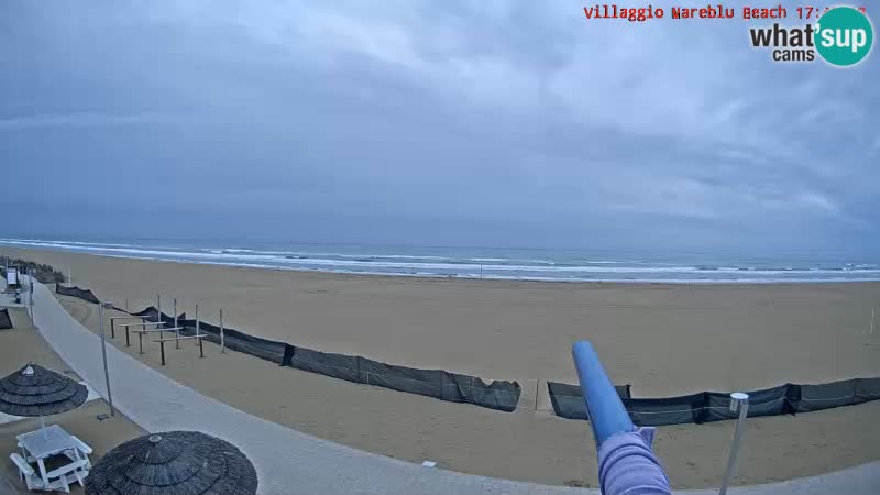 Webcam en direct de la plage Villaggio Mare Blu Bibione Pineda – Italie