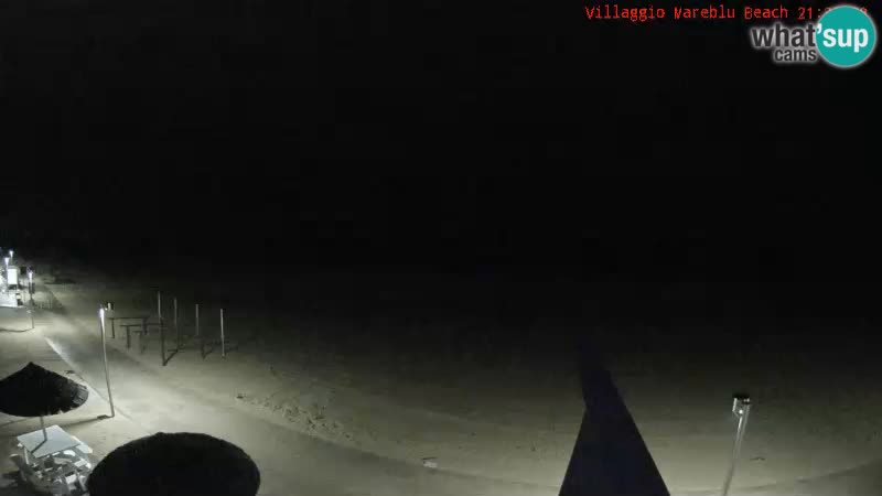 Webcam en direct de la plage Villaggio Mare Blu Bibione Pineda – Italie