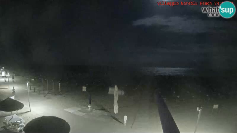 Webcam en direct de la plage Villaggio Mare Blu Bibione Pineda – Italie