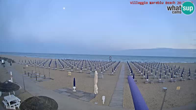 The beach Livecam Villaggio Mare Blu Bibione Pineda – Italy