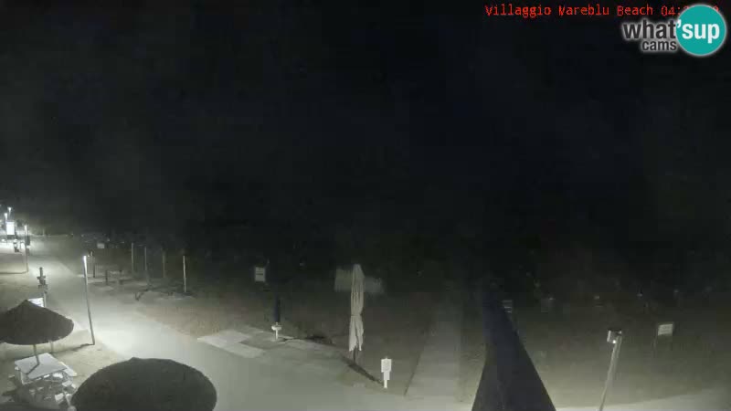 Webcam en direct de la plage Villaggio Mare Blu Bibione Pineda – Italie