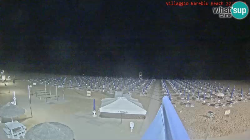 The beach Livecam Villaggio Mare Blu Bibione Pineda – Italy