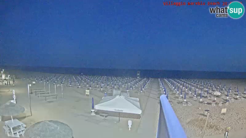 Der Strand Villaggio Mare Blu webcam Bibione Pineda – Italien