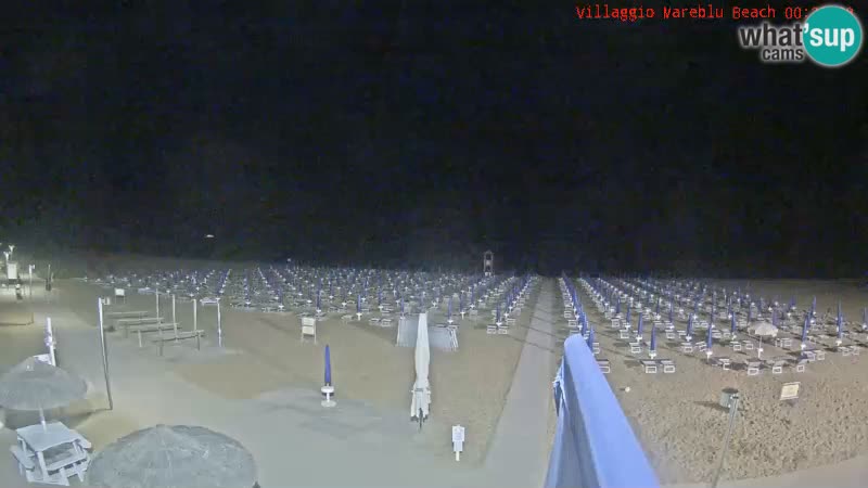 Web kamera uživo na plaži Villaggio Mare Blu Bibione Pineda – Italija