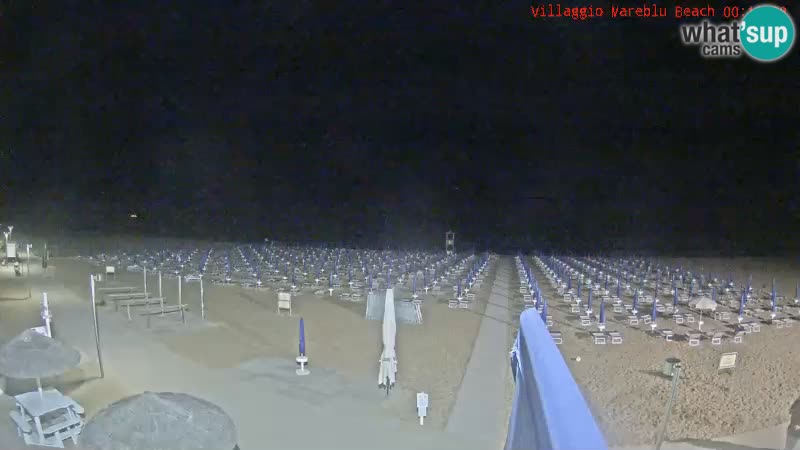 The beach Livecam Villaggio Mare Blu Bibione Pineda – Italy