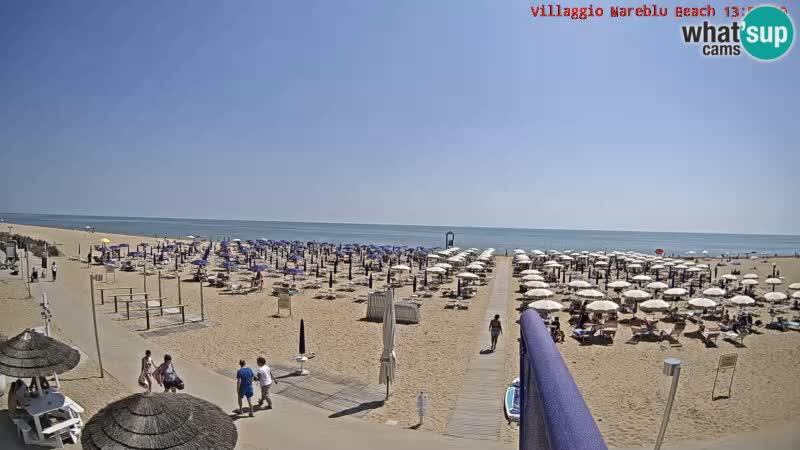 Der Strand Villaggio Mare Blu webcam Bibione Pineda – Italien