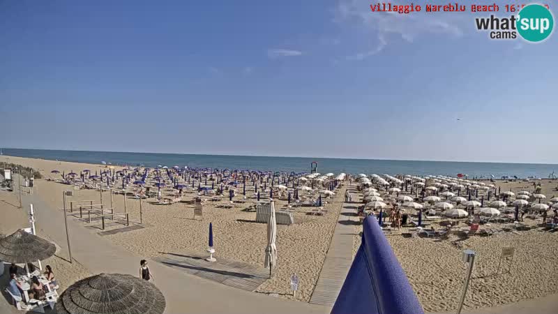 The beach Livecam Villaggio Mare Blu Bibione Pineda – Italy