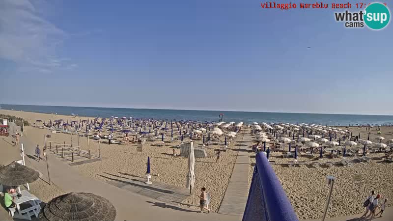 The beach Livecam Villaggio Mare Blu Bibione Pineda – Italy