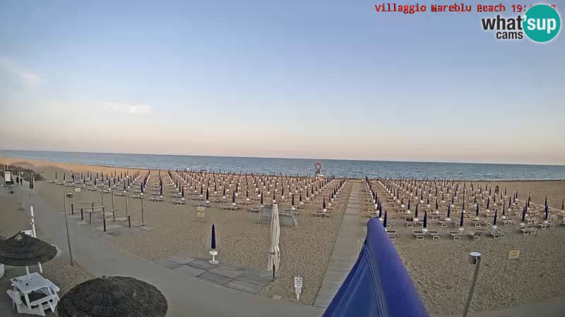 Der Strand Villaggio Mare Blu webcam Bibione Pineda – Italien