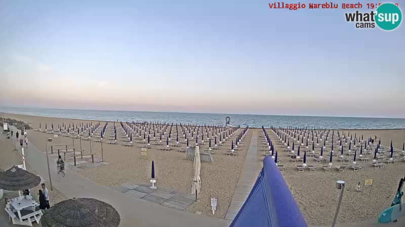The beach Livecam Villaggio Mare Blu Bibione Pineda – Italy
