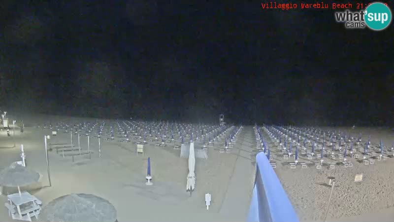 Web kamera uživo na plaži Villaggio Mare Blu Bibione Pineda – Italija