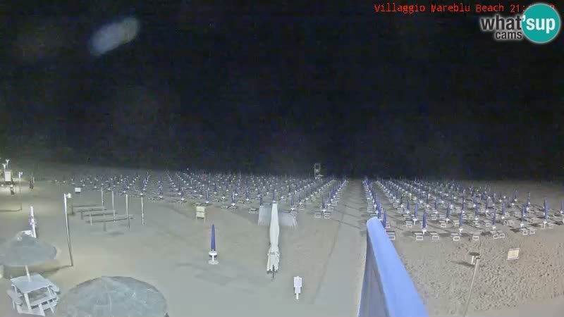 Web kamera uživo na plaži Villaggio Mare Blu Bibione Pineda – Italija