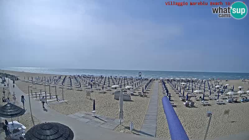 The beach Livecam Villaggio Mare Blu Bibione Pineda – Italy