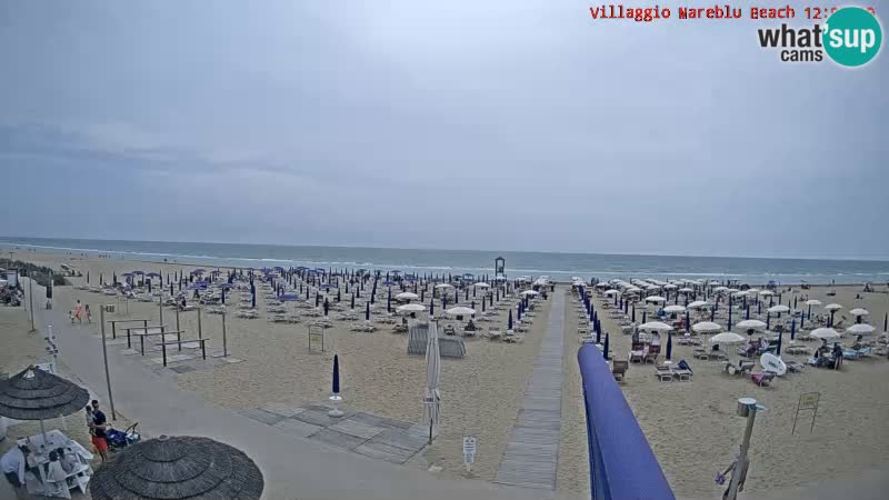 Der Strand Villaggio Mare Blu webcam Bibione Pineda – Italien