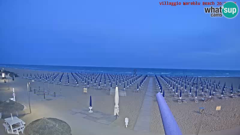 The beach Livecam Villaggio Mare Blu Bibione Pineda – Italy