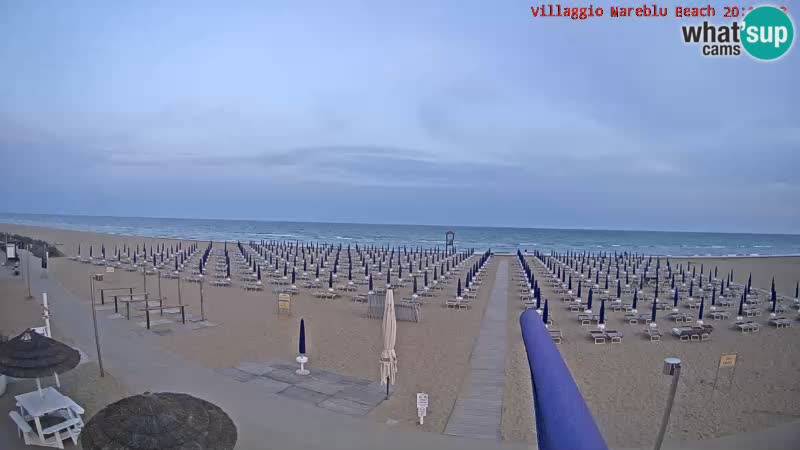 The beach Livecam Villaggio Mare Blu Bibione Pineda – Italy