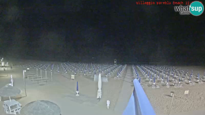 Playa webcam en vivo Villaggio Mare Blu Bibione Pineda – Italia