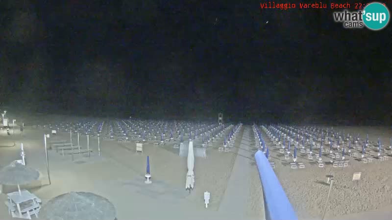 Webcam en direct de la plage Villaggio Mare Blu Bibione Pineda – Italie
