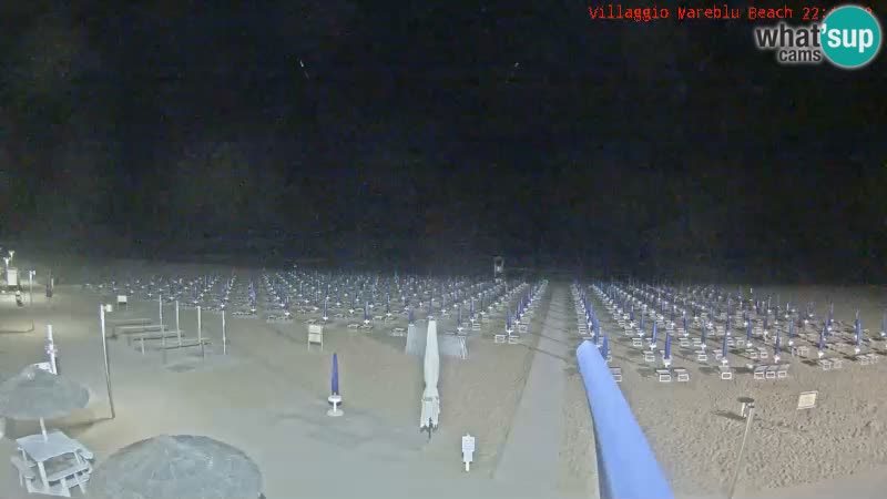 Playa webcam en vivo Villaggio Mare Blu Bibione Pineda – Italia