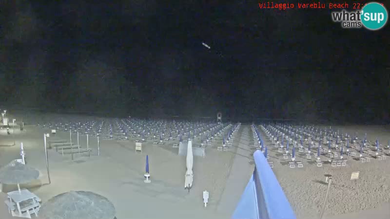 The beach Livecam Villaggio Mare Blu Bibione Pineda – Italy