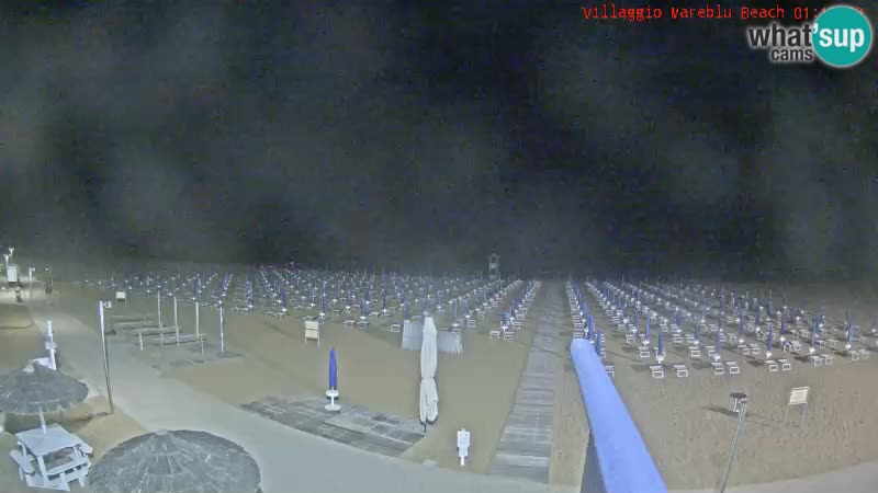 The beach Livecam Villaggio Mare Blu Bibione Pineda – Italy