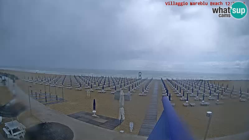 Spiaggia Webcam Villaggio Mare Blu Bibione Pineda