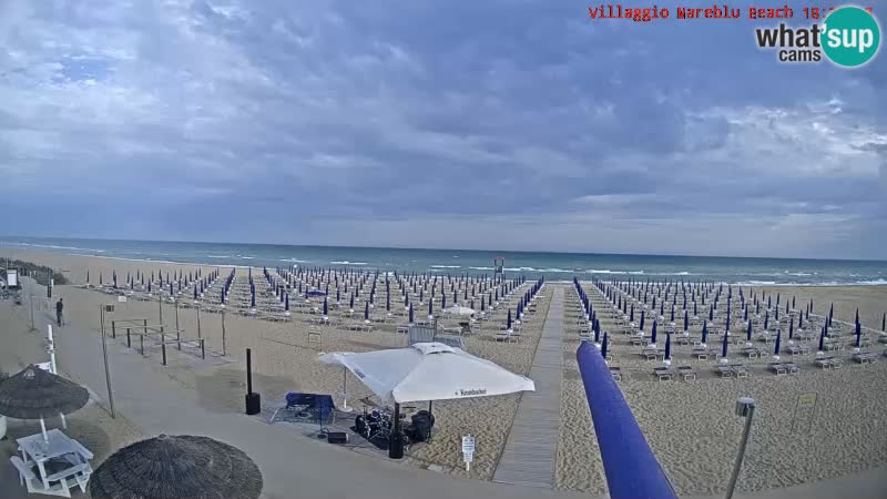 Der Strand Live-Webcam Villaggio Mare Blu Bibione Pineda – Italien
