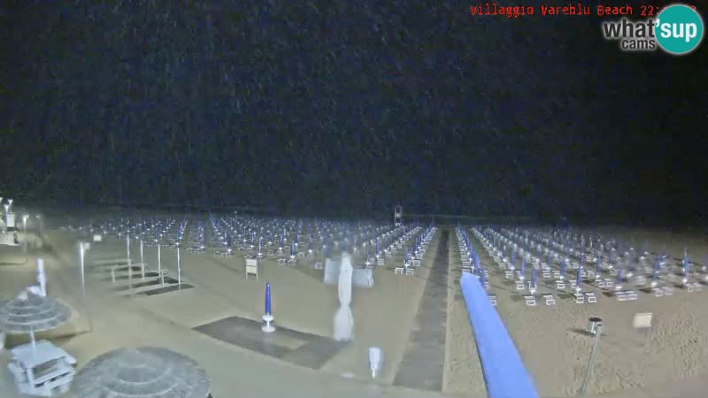 Web kamera uživo na plaži Villaggio Mare Blu Bibione Pineda – Italija